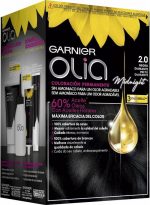 Permanent Dye Olia 2.0 Black Diamond Garnier Ammonia-free (4 Pieces) - Image 2