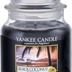 Yankee Candle Medium Jar Geurkaars - Black Coconut