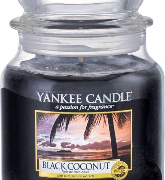 Yankee Candle Medium Jar Geurkaars - Black Coconut