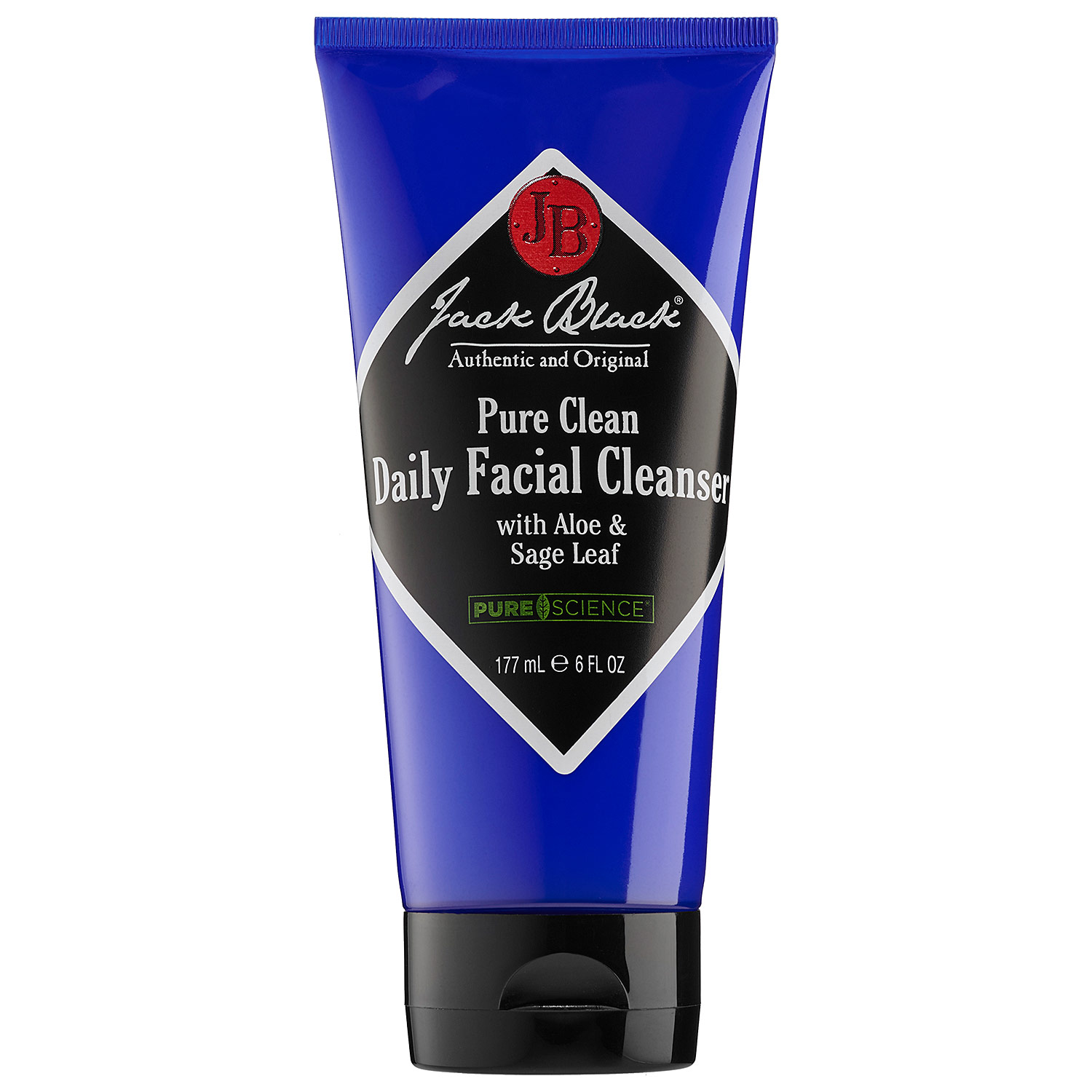 0682223920053 Jack Black Pure Clean Daily Facial Cleanser 177ml - Image 1
