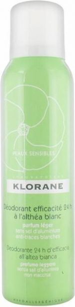 Klorane A La Altea Blanca Deodorant En Spray Muy Suave 150 Ml