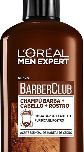 L'Oreal Paris MEN EXPERT BARBER CLUB champú barba-rostro-cabello 200 ml
