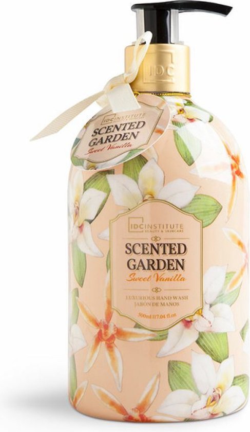 487x840-18 Handzeep met dispenser IDC Institute Scented Garden Sweet Vanilla (500 ml) - Image 1