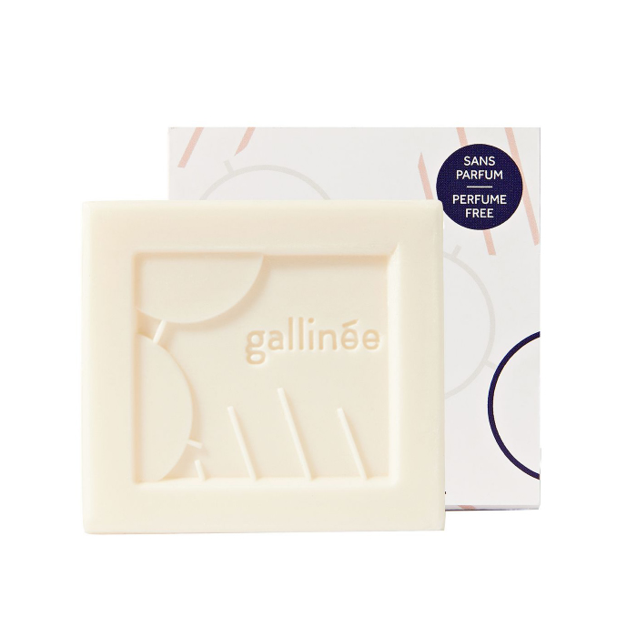 5060451730289 Gallinée Prebiotic Perfume Free Cleansing Bar 100g - Image 1