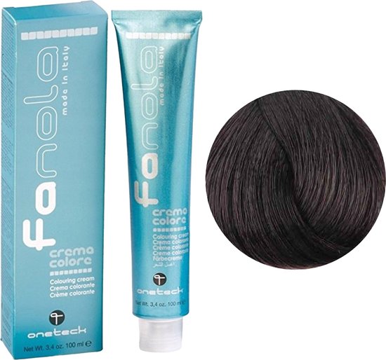 550x514-73 Fanola Haarverf Professional Colouring Cream 4.5 Chestnut Mahagony - Image 1