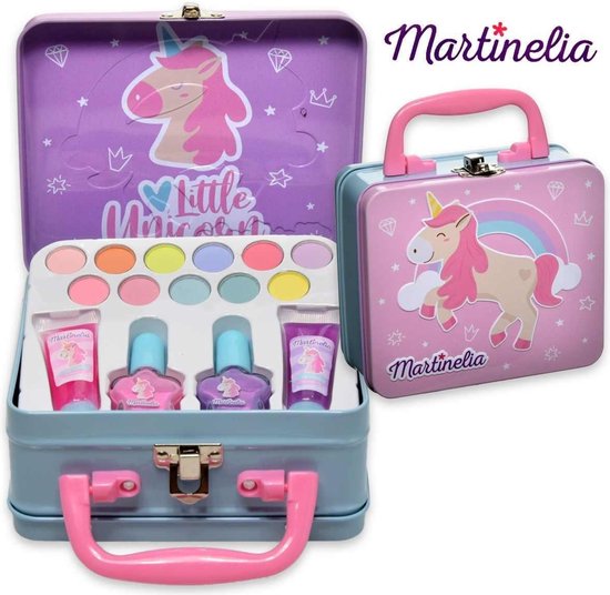 550x536-45 Martinelia Unicorn Medium Tin Case Set 15 Pcs - Image 1