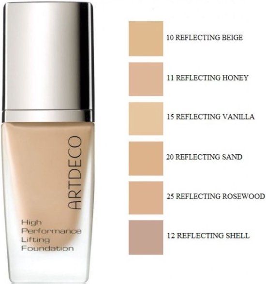 550x587-12 Artdeco - High Performance Lifting Foundation - 30 ml - 10 Reflecting Beige - Image 1