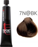 Goldwell Haarverf Topchic Permanent Hair Color 7N@BK Medium Blonde Elumenated Beige Copper - Image 4