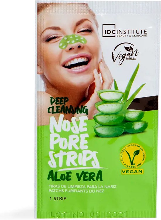 550x751-14 Idc Institute Aloe Vera Nose Pore Strips 5 U 5 Pcs - Image 1