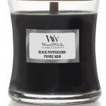WoodWick Geurkaars Mini Black Peppercorn - 8 cm / ø 7 cm