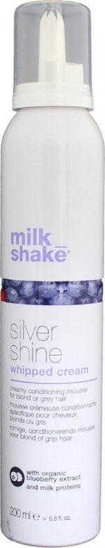 milk_shake silver shine conditioning whipped cream 200 ml - vrouwen - Voor Gekleurd haar/Grijs haar - Image 4