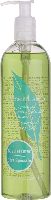 214x840-99 BACK IN STOCK Elizabeth Arden Green Tea 500ml Bath Shower Gel - Image 1