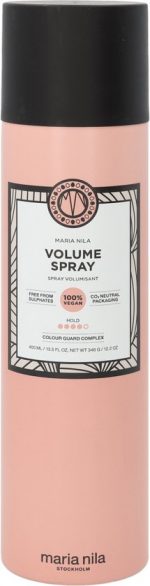 Maria Nila Volume Spray 400 ml - Hold van 4/5 - Laat het haar niet kleverig achter - Hitte bescherming - Image 3