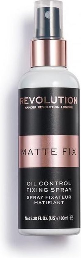 265x840-134 Makeup Revolution - Matte Fix Oil Control Fixing Spray - Image 1