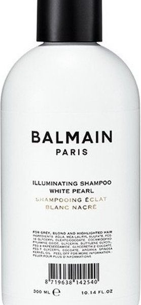 Balmain Illuminating Shampoo Silver Pearl 300 ml - Zilvershampoo vrouwen - Voor Geblondeerd haar