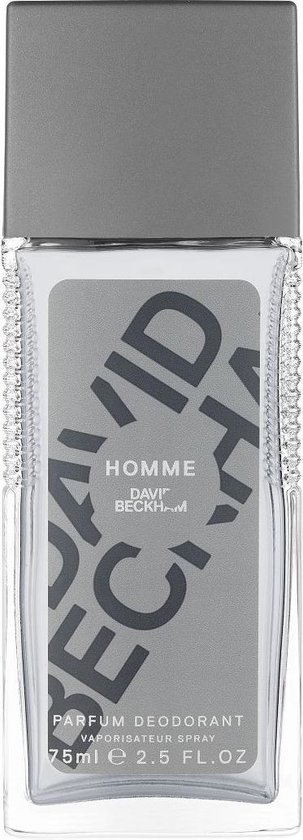 303x840-45 David Beckham Homme 75ml Parfum Deodorant Spray - Image 1