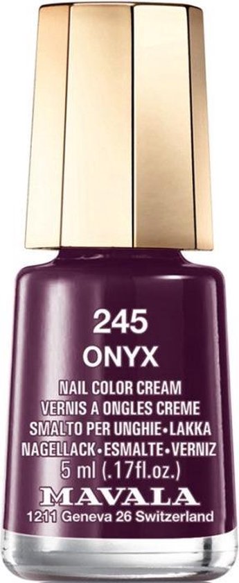 345x840-86 Mavala Nail Color Cream Nagellak 5 ml - Zwart - Image 1
