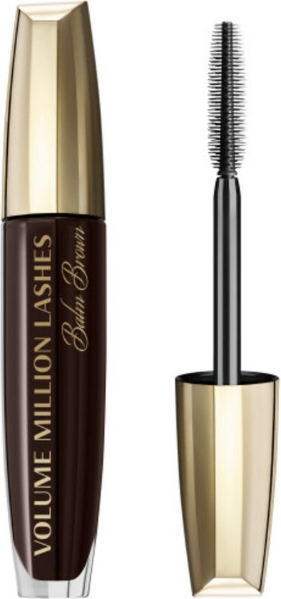 394x840-59 L'Oréal Paris Volume Million Lashes Balm Brown - Verzorgende Volume Mascara Verrijkt met 97% ingrediënten van natuurlijke oorsprong - Bruin - 8.7ml - Image 1