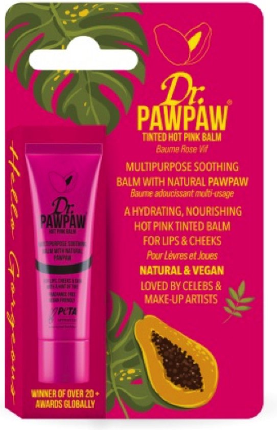 542x840-78 Dr PawPaw - Lippenbalsem - Tinted Hot Pink - 10ml - Image 1