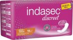 Maxi Maandverband zonder vleugels Indasec Discreet (15 uds) - Image 2