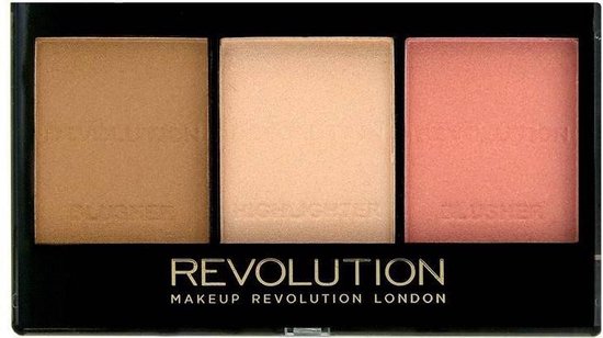 550x308-61 Makeup Revolution - Ultra Sculpt & Contour Kit - Ultra Fair C01 - Contour Palette - Image 1