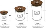 WoodWick Geurkaars Mini Vanilla & Sea Salt 85 gr - Image 3