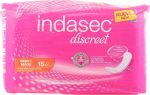 Maxi Maandverband zonder vleugels Indasec Discreet (15 uds)