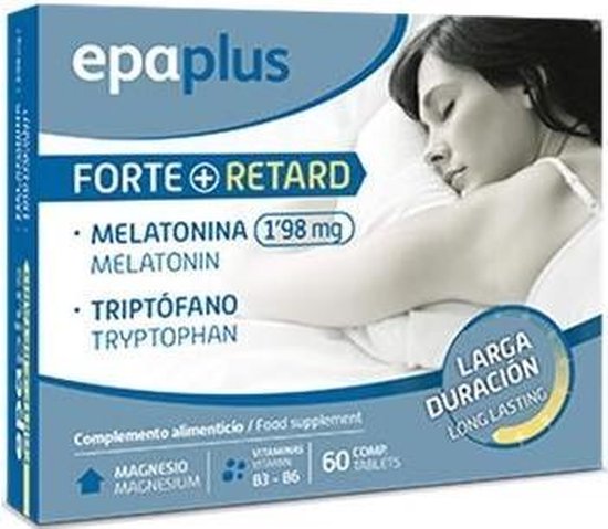 550x479-24 Epaplus Forte Retard Melatonin And Tryptophan 60 Tablets - Image 1