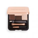 Makeup Revolution - Brow Sculpt Kit - Sada na úpravu obočí 2,2 g Dark (L)