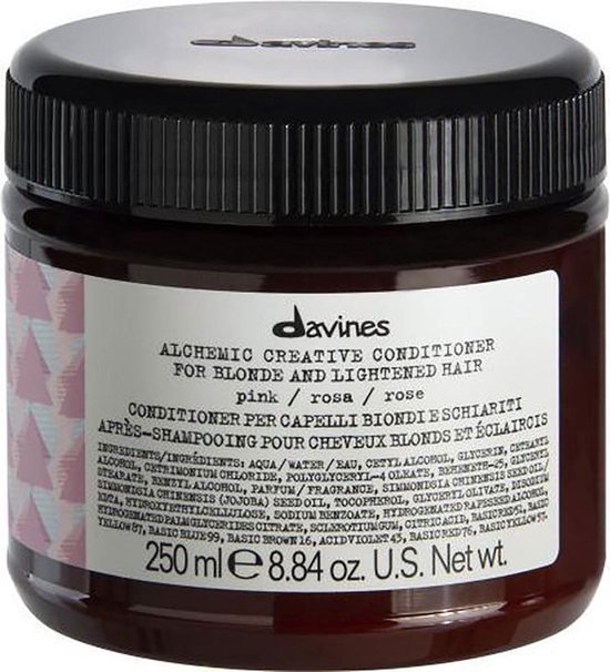 550x606-48 Davines ALCHEMIC Creative Conditioner Sweet Rose 250 ml - Conditioner voor ieder haartype - Image 1