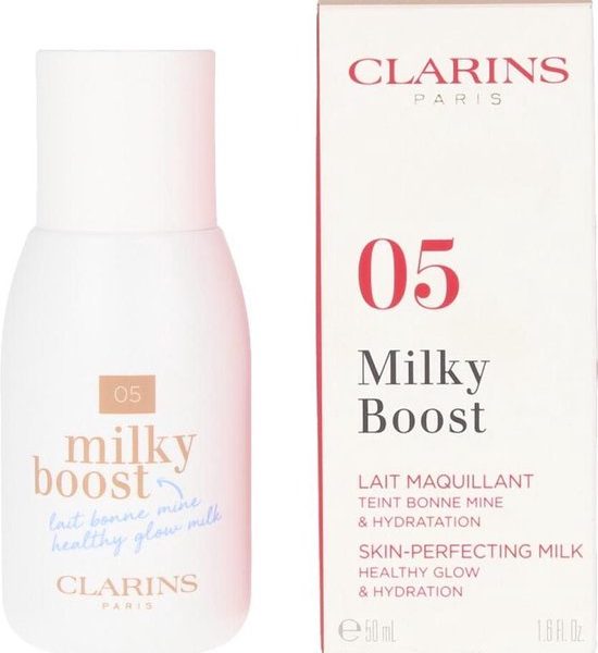 Clarins Milky Boost Foundation - 05 Sandalwood 50 Ml