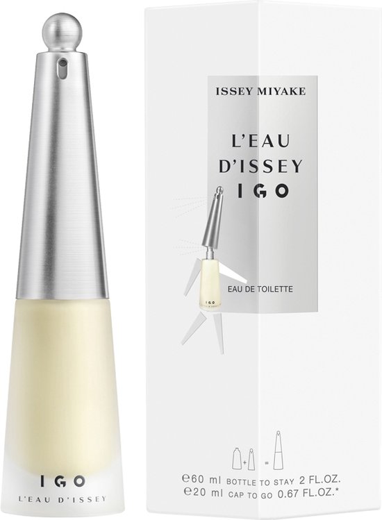 550x749-3 Issey Miyake L'eau D'issey Igo (w) Edt 60 Ml + Edt Cap To Go 20 Ml Fr - Image 1