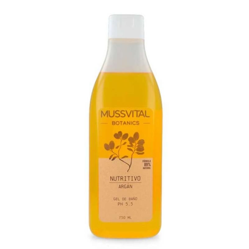 8430442009934 Mussvital Botanics Bath Gel Argán 750ml - Image 1