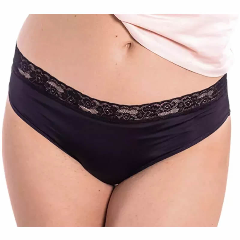 8436598241310 Enna Menstrual Panty Classic Black Moderate Flow T- T-L- XXL Day - Image 1