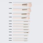 MIMO Makeup Brush Set Pink 12 Pcs - Image 2