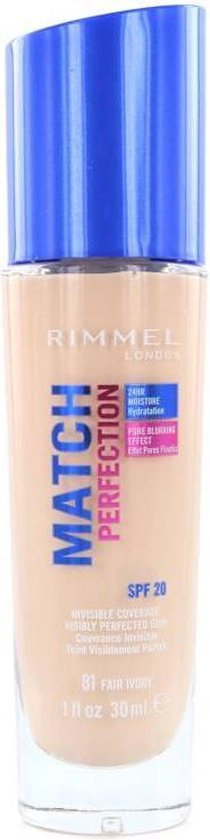 210x840-26 Rimmel Match Perfection Foundation - 81 Fair Ivory - Image 1