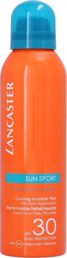 219x840-245 Lancaster Sun Sport Cooling Invisible Mist Wet Skin Application Spf30 200ml - Image 1