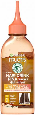 Garnier Fructis Hair Drink Piña Tratamiento Anti-Rotura 200ml - Image 3