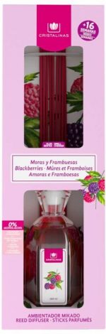 Luchtverfrisser Mikado Cristalinas Mikado Braambes Framboos 180 ml - Image 3