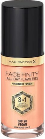 Max Factor Facefinity All Day Flawless 3-in-1 Liquid Foundation - 064 Rose Gold - Image 3