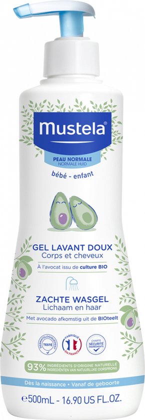 290x840-48 Kinder Gel en Shampoo voor Atopic Skin Mustela (500 ml) - Image 1