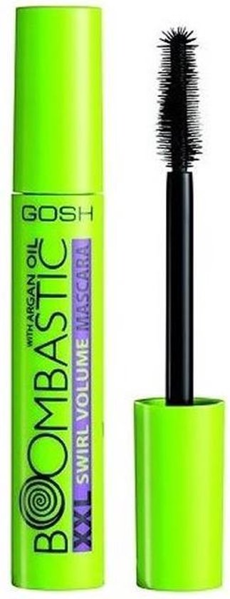 323x840-129 Gosh - Boombastick Mascara Swirl Volume Xxl Mascara Volume Enhancer Made Of Oil Argan 001 Black 13Ml - Image 1