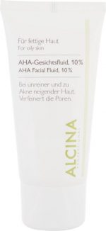 Alcina - 10% AHA Facial Fluid - Pleťový fluid s aha kyselinami - 50ml