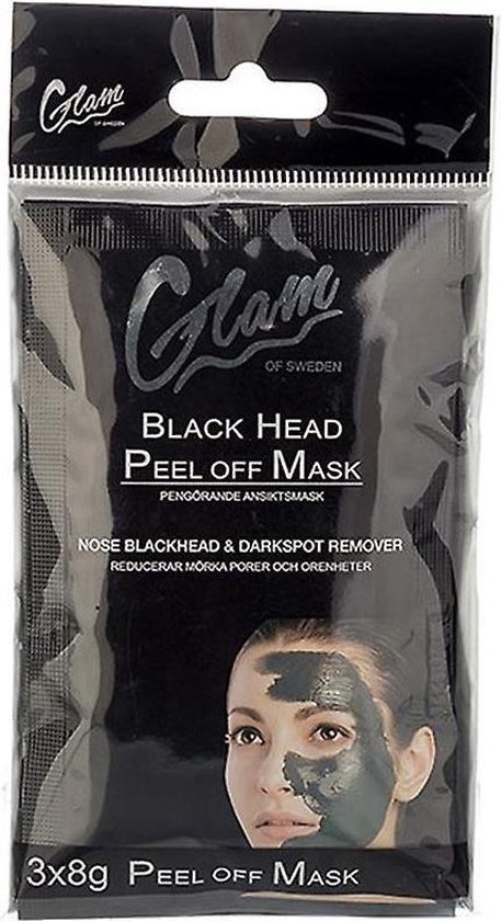 457x840-56 Glam Of Sweden Mask Black Head Peel Off 3 X 8g - Image 1