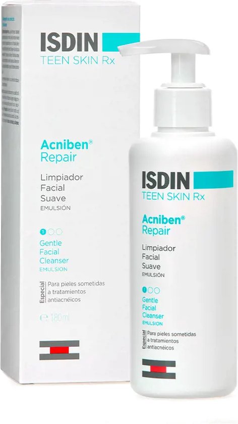 472x840-39 Isdin Acniben Repair Gentle Facial Cleanser 180 Ml - Image 1