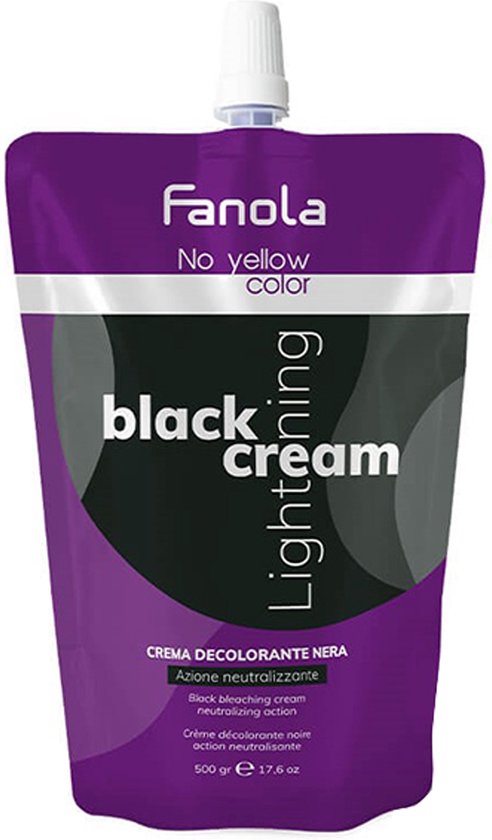 492x840-70 Fanola Crème No Yellow Black Lightening - Image 1