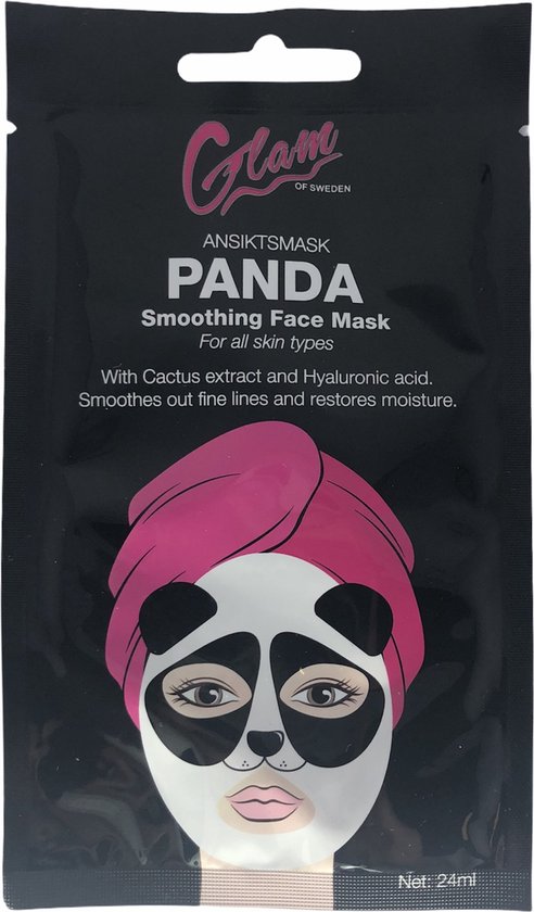 492x840-79 Anti-Wrinkle Mask Glam Of Sweden Panda bear (24 ml) - Image 1