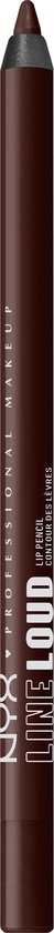 49x840-12 NYX Line Loud Lip Pencil lippotlood voor zacht aanvoelende, gladde lippen - No Wine-in - Image 1