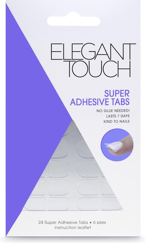 503x840-69 Adhesives Elegant Touch Super Adhesive False nails (24 pcs) - Image 1