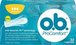 O.b. Procomfort Normal Tampon 32 U By Ob 32 Pcs